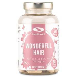 Healthwell Wonderful Hair 90 kapsler produktbillede