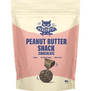 HealthyCo Peanut Butter Snack Chocolate 80 g produkt bild