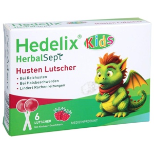 HEDELIX HerbalSept Husten Lutscher Kids Produktbild