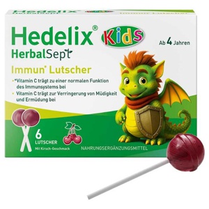HEDELIX HerbalSept Immun Lutscher Kids Produktbild