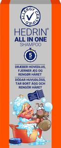 Hedrin All in one shampo 200 ml produkt bild