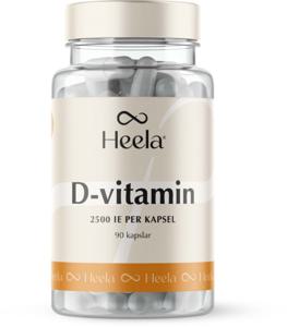 Heela D-vitamin 2500 ie 90 kaps produkt bild