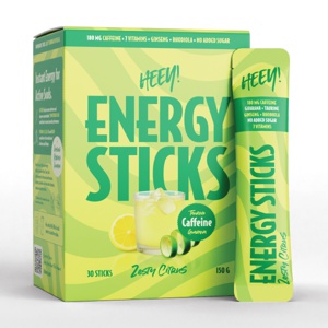 Heey! Energy Sticks Koffein + Guarana Zesty citrus 30 stk produktbilde