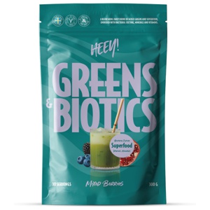 Heey! Greens & Biotics Superfood + Probiotics Mixed Berries 300 g produktbilde