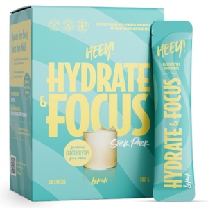 Heey! Hydrate & Focus Electrolytes - Lemon - Stick Pack - 30 stk. produktbillede