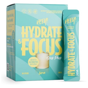 Heey! Hydrate & Focus Electrolytes Lemon Stick Pack 30 stk produktbilde