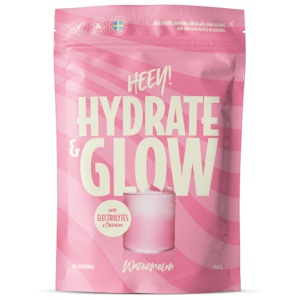 Heey! Hydrate & Glow Electrolytes + Coll-egan® Watermelon 240 g produktbilde