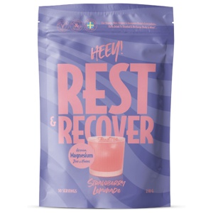 Heey! Rest & Recover Magnesium Strawberry Lemonade 210 g produktbilde