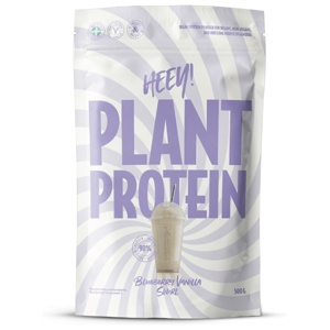 Heey! Veganskt Protein Blåbär Vanilj 500 g produktbilde