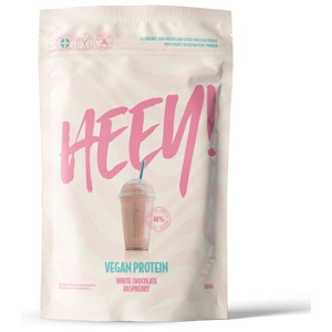 Heey! Vegan Protein, White Chocolate Raspberry, 500 g produkt bild
