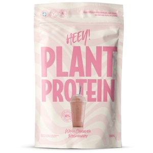 Its Heey Vegansk Protein White Chocolate Raspberry 500 g produktbillede