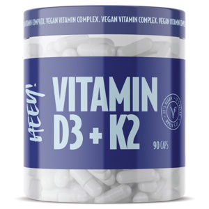 Heey! Vitamin D3/K2 + Superfruits 90 kapsler produktbilde