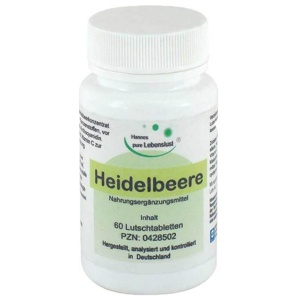 Heidelbeer Augen Tabletten, 60 St Tabletten Produktbild