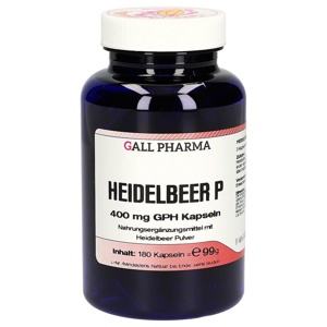 Heidelbeer P 400 mg Kapseln Produktbild