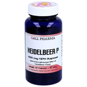 Heidelbeer P 400 mg Kapseln, 90 St Kapseln Produktbild