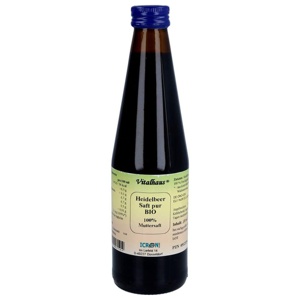 Heidelbeer Saft Pur Bio Vita, 330 ml Saft Produktbild