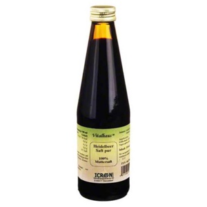 Heidelbeer Saft pur Vitalhaus, 330 ml Flüssigkeit Produktbild
