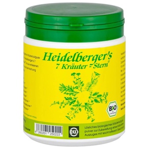 Heidelbergers 7 Kräuter Stern Bio-Qualität Pulver, 250 g Pulver Produktbild
