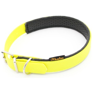 Heim Biothane®-Halsband weich gefüttert, neon-gelb Produktbild