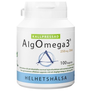 Helhetshälsa AlgOmega3 Kallpressad 100 kapslar produkt bild