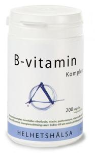 Helhetshälsa B-vitaminkomplex 200 kapslar produkt bild