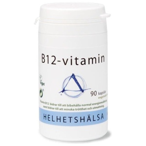 Helhetshälsa B12-vitamin 90 kapslar produkt bild