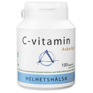 Helhetshälsa C-vitamin Askorbat 100 kapslar produkt bild