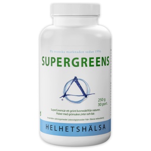Helhetshälsa SuperGreens, 250 g produkt bild