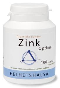 Helhetshälsa ZinkOptimal 100 kapslar produkt bild