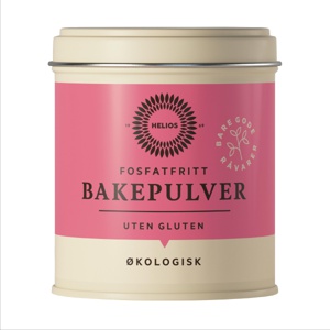 Helios Bakepulver Økologisk, 110 g produktbilde