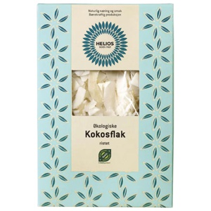 Helios Kokosflak Naturell, 100 g produktbilde
