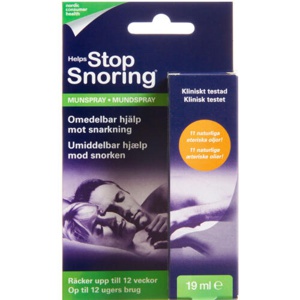 Helps Stop Snoring Spray 19 ml produktbillede