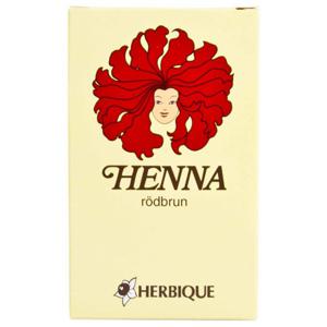 Henna pulver rödbrun 125g Herbique produkt bild
