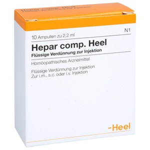 HEPAR COMP.Heel Ampullen Produktbild