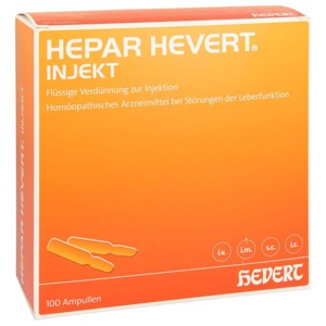 HEPAR HEVERT INJEKT 100X2 ml Ampullen Produktbild