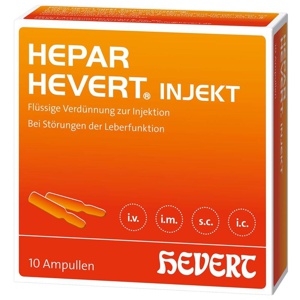HEPAR HEVERT INJEKT 10X2 ml Ampullen Produktbild