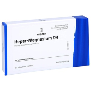 Hepar-Magnesium D 4 Ampullen, 48X1 ml Ampullen Produktbild