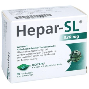 HEPAR-SL 320 mg Hartkapseln Produktbild