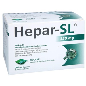 HEPAR-SL 320 mg Hartkapseln Produktbild