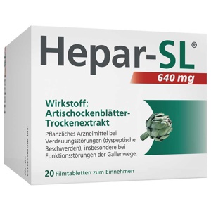 HEPAR-SL 640 mg Filmtabletten Produktbild