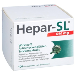 HEPAR-SL 640 mg Filmtabletten Produktbild
