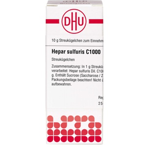 HEPAR SULFURIS C 1000 Globuli Produktbild