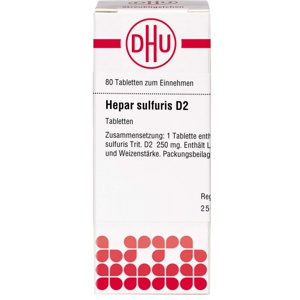 HEPAR SULFURIS D 2 Tabletten Produktbild