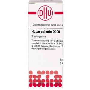 HEPAR SULFURIS D 200 Globuli Produktbild