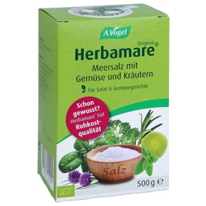 HERBAMARE Salz Nachfüllbeutel A.Vogel 500 g Salz Produktbild