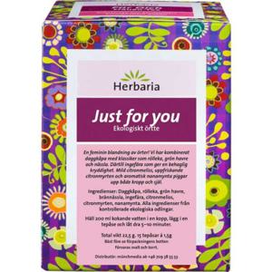 Herbaria Just for you Tea 15 tepåsar produkt bild