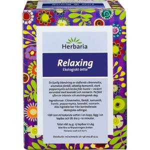 Herbaria Relaxing Tea 15 tepåsar produkt bild