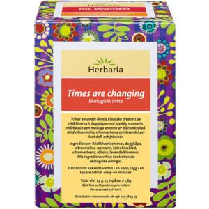 Herbaria Times are Changing Tea 15 tepåsar produkt bild