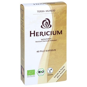Hericium Vitalpilz Bio Terra Mundo Kapseln, 40 St Kapseln Produktbild
