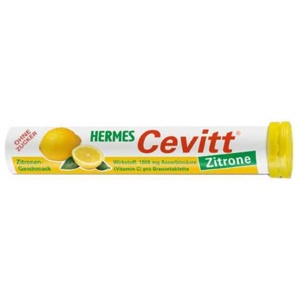 Hermes Cevitt Zitrone Brausetabletten, 20 St Brausetabletten Produktbild